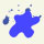 blauer Fleck